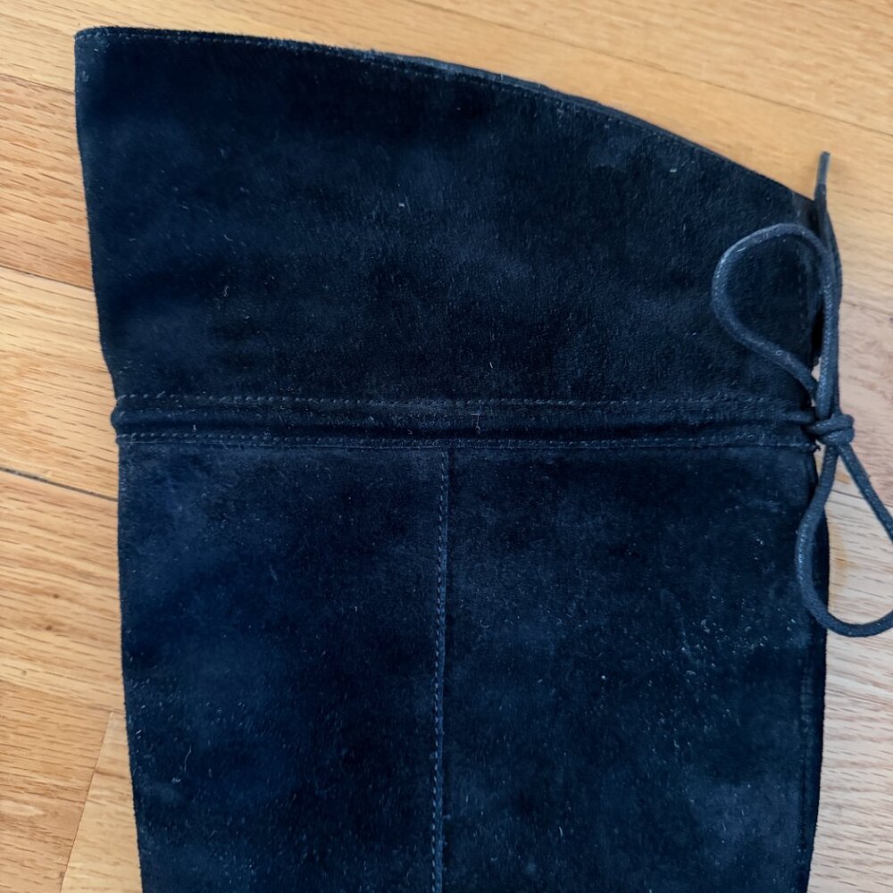 Born Gallinara Over the Knee Black Suede Boots 7.5 M - Picture 5 of 12